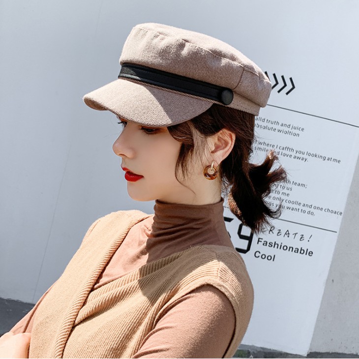 MŨ NỒI BERET BÒ LƯỠI TRAI HÀN QUỐC PK252