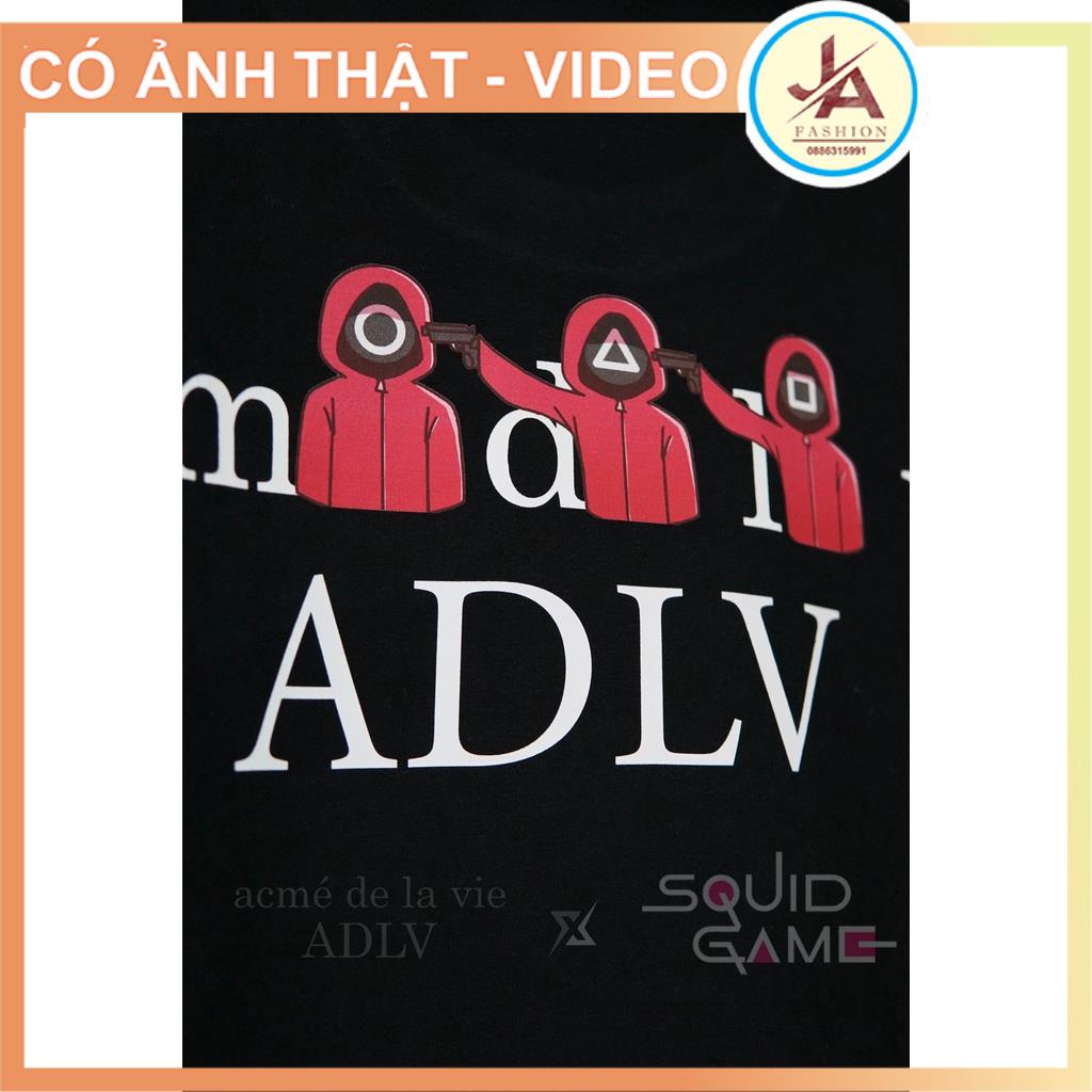 Áo thun tay lỡ unisex form rộng ADLV Squid Game Hot Trend Unisex Hàn Quốc | BigBuy360 - bigbuy360.vn
