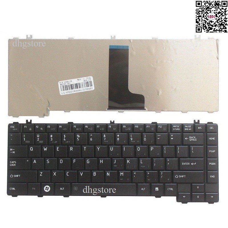 Bàn phím laptop Toshiba Satellite C600 C630 C640 C645 L600 L630 L635 L640 L645 L745 L730 L735 L740 B40-A.