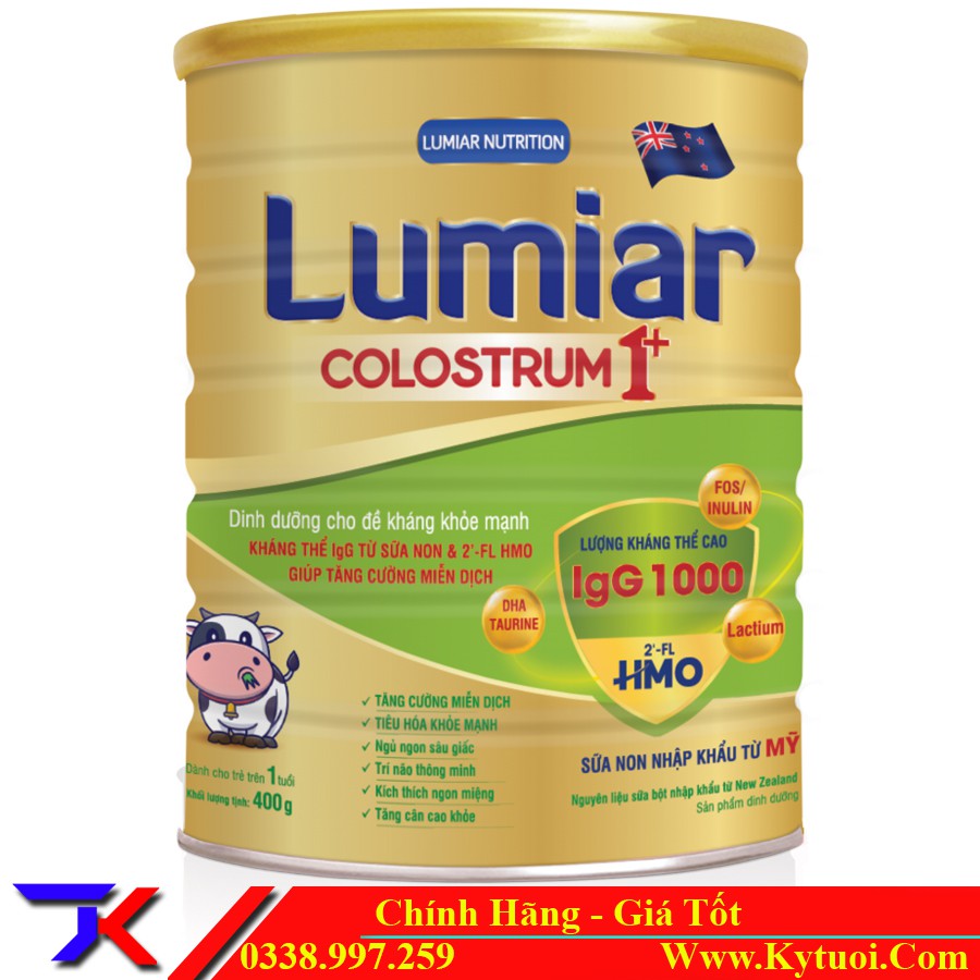 Sữa Bột LUMIAR COLOSTRUM 1+ Hộp 400G