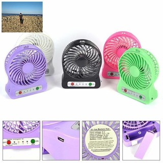ĐỒNG GIÁ QUẠT 3 TỐC ĐỘ - QUẠT MINI (Giao Màu Ngẫu Nhiên)