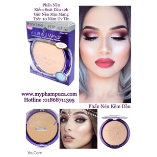 Phấn Nền Dạng Nén Kiềm Dầu Physicians Formula Youthful Wear