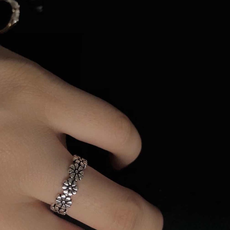 Nhẫn hở 19AA kiểu dáng đơn giản phong cách cổ điển dễ phối đồ độc đáo dành cho cặp đôi