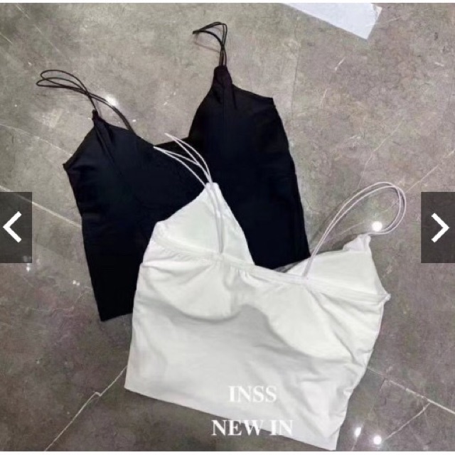 Áo bra, áo lót nữ ❤️FREESHIP❤️ Áo BRA ĐÚC SU DÂY MẢNH CROP TOP mã 115