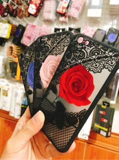 Ốp hoa iphone 6/iphone 6plus viền dẻo