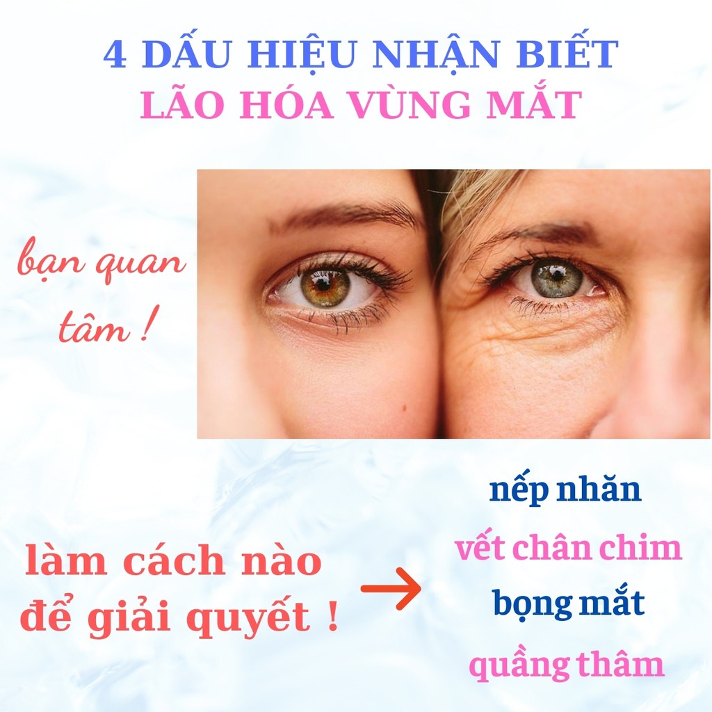 Kem Dưỡng Da Mắt Nhật Bản MICCOSMO White Label 30g, Chiết Xuất Nhau Thai, Xóa Tan Quầng Thâm Mắt, Dưỡng Trắng (WL06)