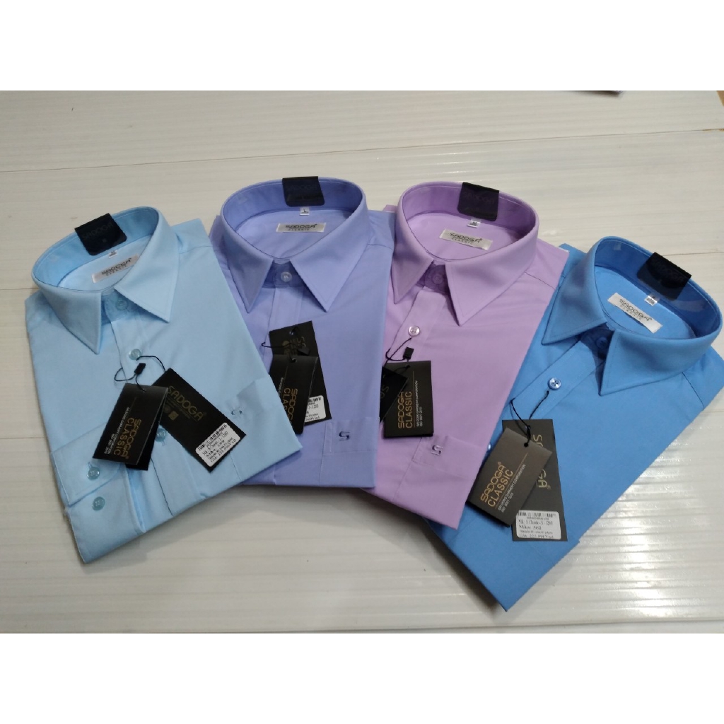 Áo Sơ Mi Nam Tay Dài Sadoga dáng xuông - Mầu Trắng | BigBuy360 - bigbuy360.vn