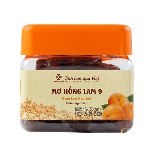 Ô Mai (Xí Muội) Mơ Hồng Lam 9 - Vị Chua Ngọt Dẻo - Hộp (200g, 300g, 500g)