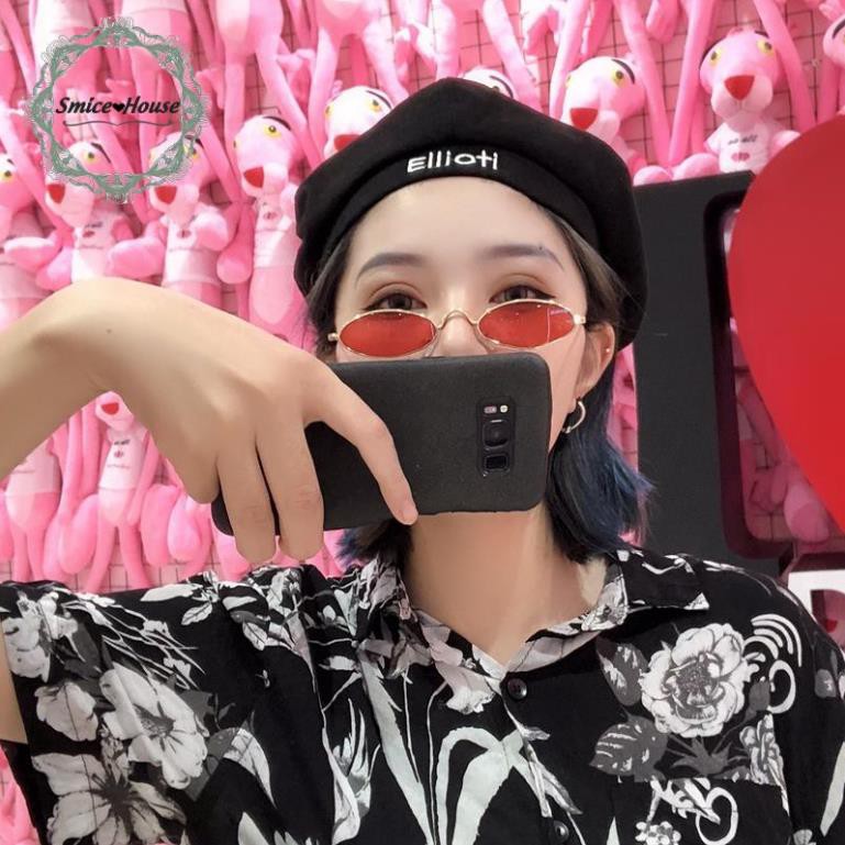 Mũ beanie thêu chữ ellioti kiểu quả bí ngô độc đáo BTS