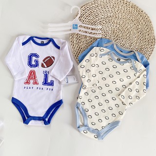 SÉT 3 BODY BABYGEAR XUẤT MỸ LIỀN TẤT CHO BÉ TRAI BÉ GÁI (4-12KG) (763)