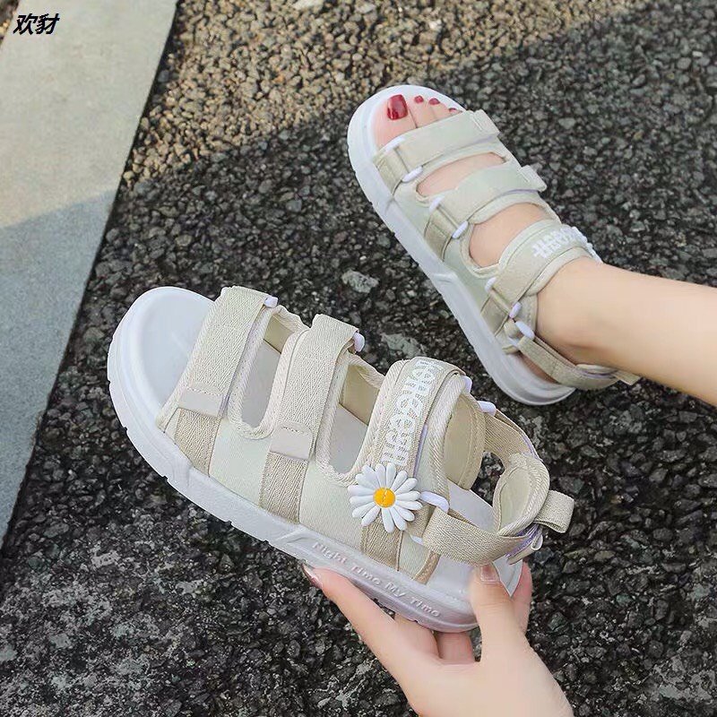 Sandal 7p nữ quai hậu nâng đế tôn dáng
