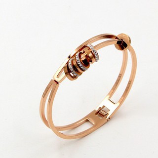 Vòng Tay Nữ Bilyshop Sang Trọng Cá Tính Titan Ko Đen Ko Ngứa An Toàn Cho Sức Khỏe TT 2433