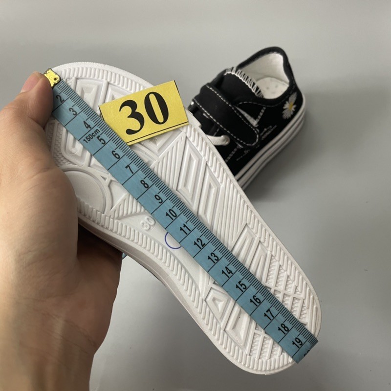 Giày vải trẻ em dây chun có dán