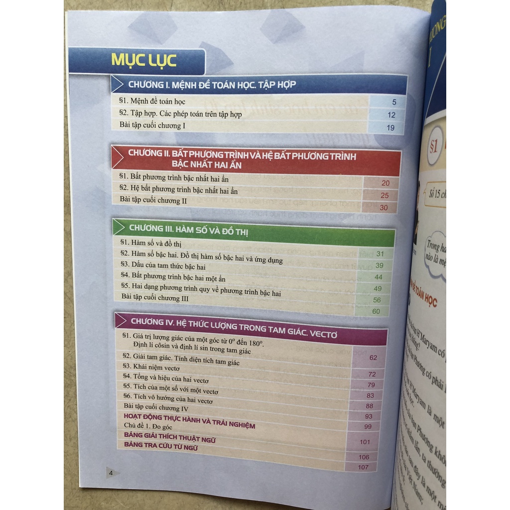 Sách giáo khoa Toán 10 Cánh Diều mới 2022