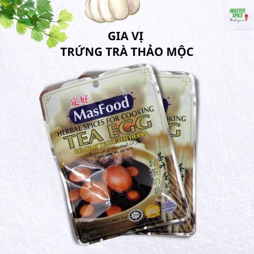 Gói gia vị Trứng Trà Thảo Mộc - khối lượng 38g