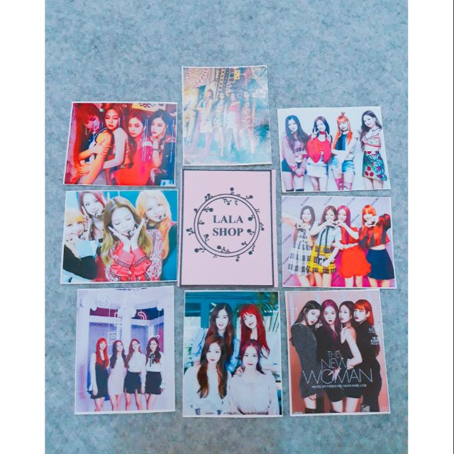 (Ảnh thật)Hình dán BLACKPINK bộ 8 tấm