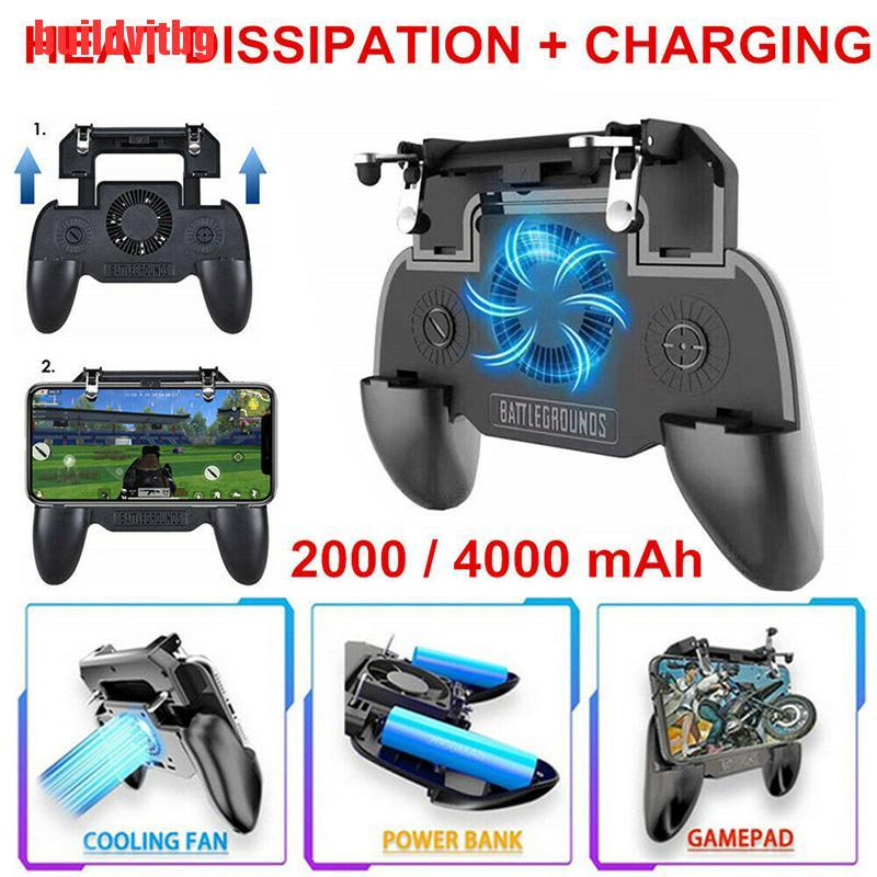{buildvitbg}Mobile Phone Game Controller Joystick Cooling Fan Gamepad For PUBG Android IOS GVQ