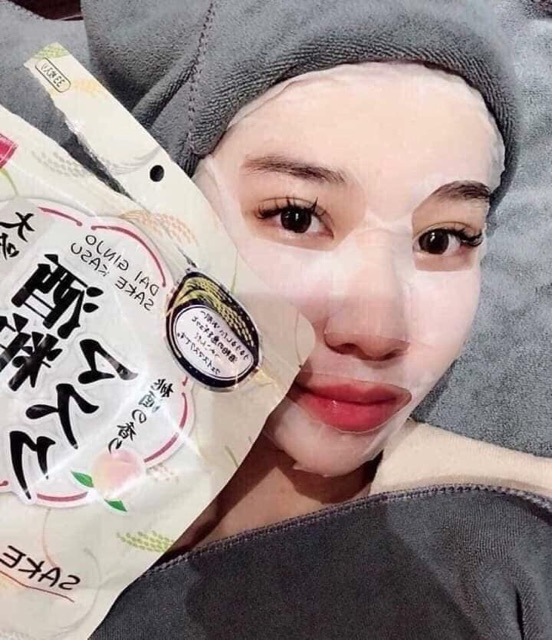 Mặt nạ Sake Kasu Face Mask Nhật Bản
