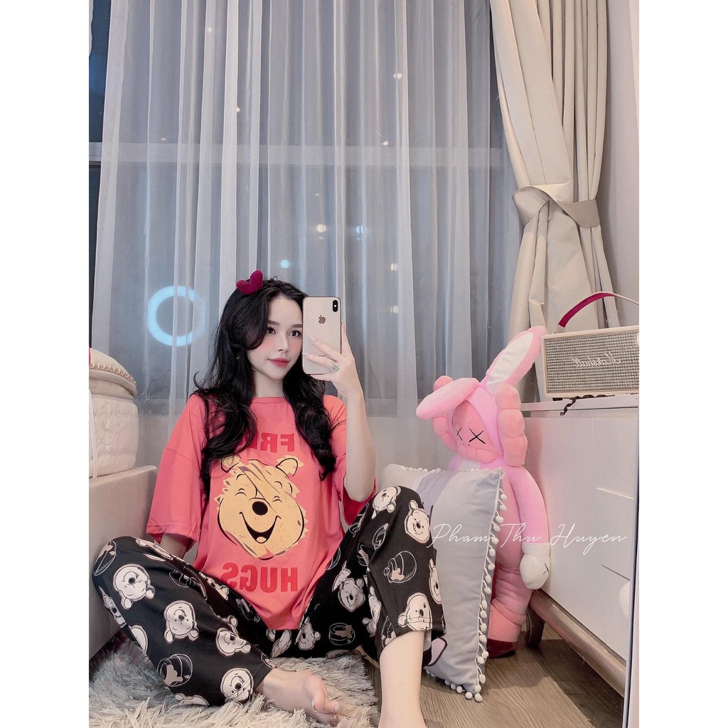 Đồ Bộ Pijama - Bộ ngủ hoạ tiết Cao cấp [FREE SHIP] [Ảnh thật+Video] | BigBuy360 - bigbuy360.vn