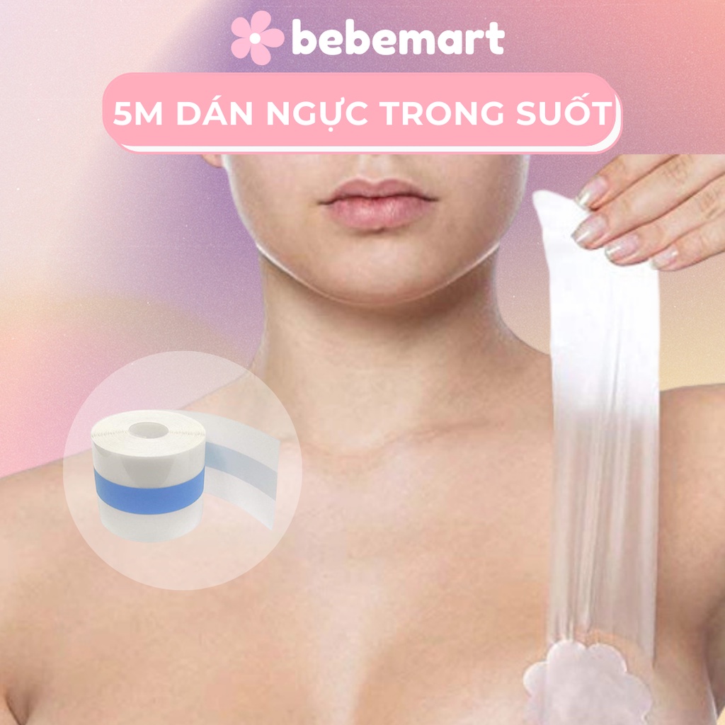 Cuộn Băng Dính Nâng Ngực Che Ti BEBE CHIC Trong Suốt
