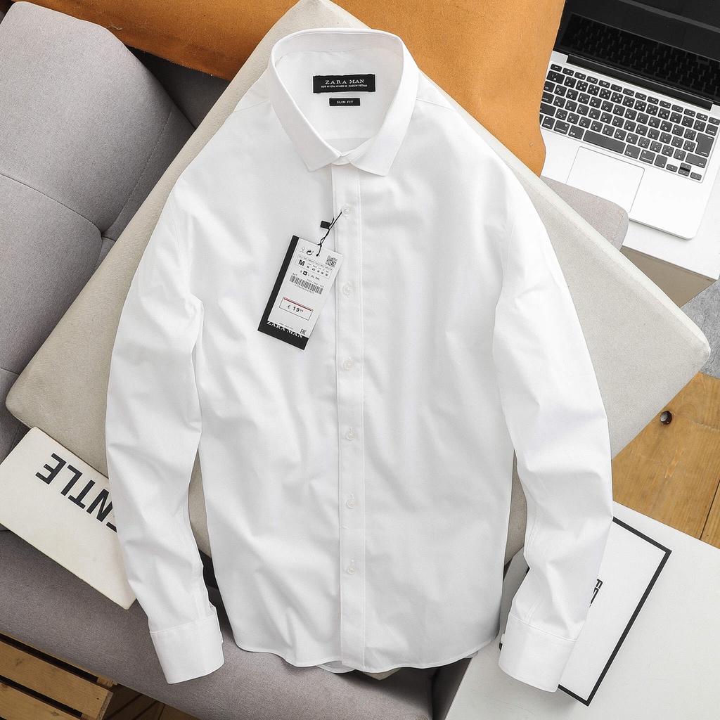 Áo Sơ Mi Z.Ra Trơn, Sơ Mi Tay Dài Dành Cho Nam Siêu Sales Hot Nhất