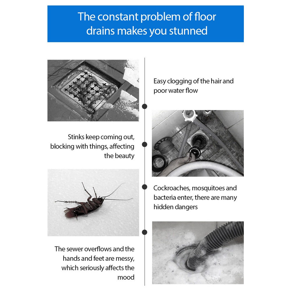 Nắp Đậy Cống Thoát Nước Sàn Nhà Tắm / Nhà Bếp Chống Mùi Hôi Bằng Silicone