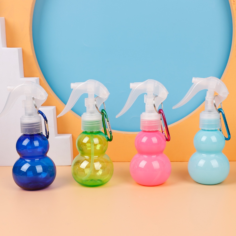 Chai nhựa PET xịt nước hoa khử trùng hình quả bầu màu ngẫu nhiên 100ml cho du lịch hoặc ra ngoài