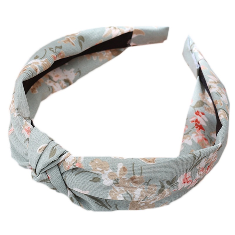 Băng Đô Thắt Nút Họa Tiết Hoa Duyên Dáng Cho Nữ