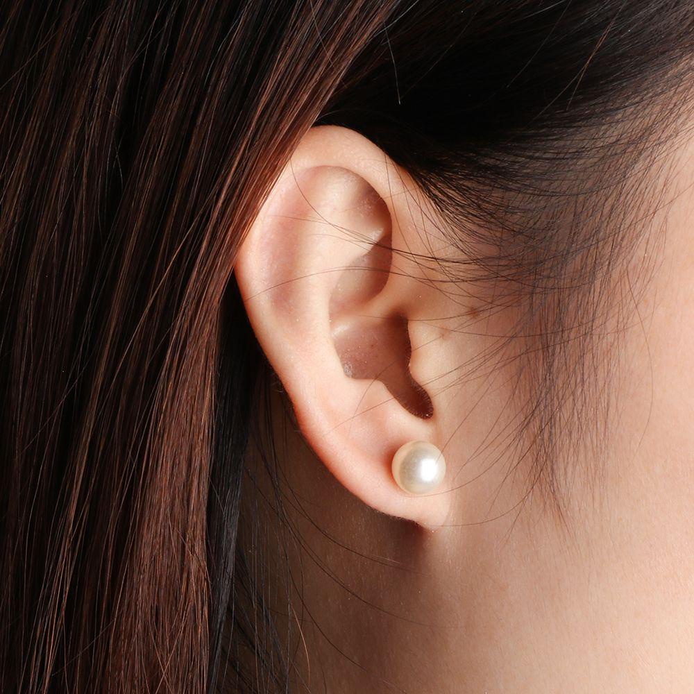 Set 12 Đôi Bông Tai Màu Đen / Be Thời Trang Cho Nữ