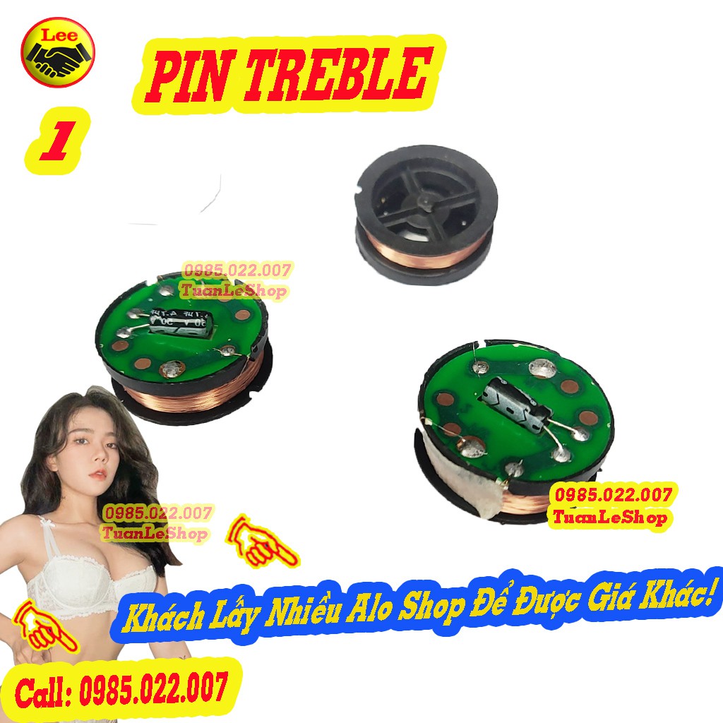 LOA TREBLE THẠCH ANH – PIN SIEU TEP – GIÁ 01 CHIẾC