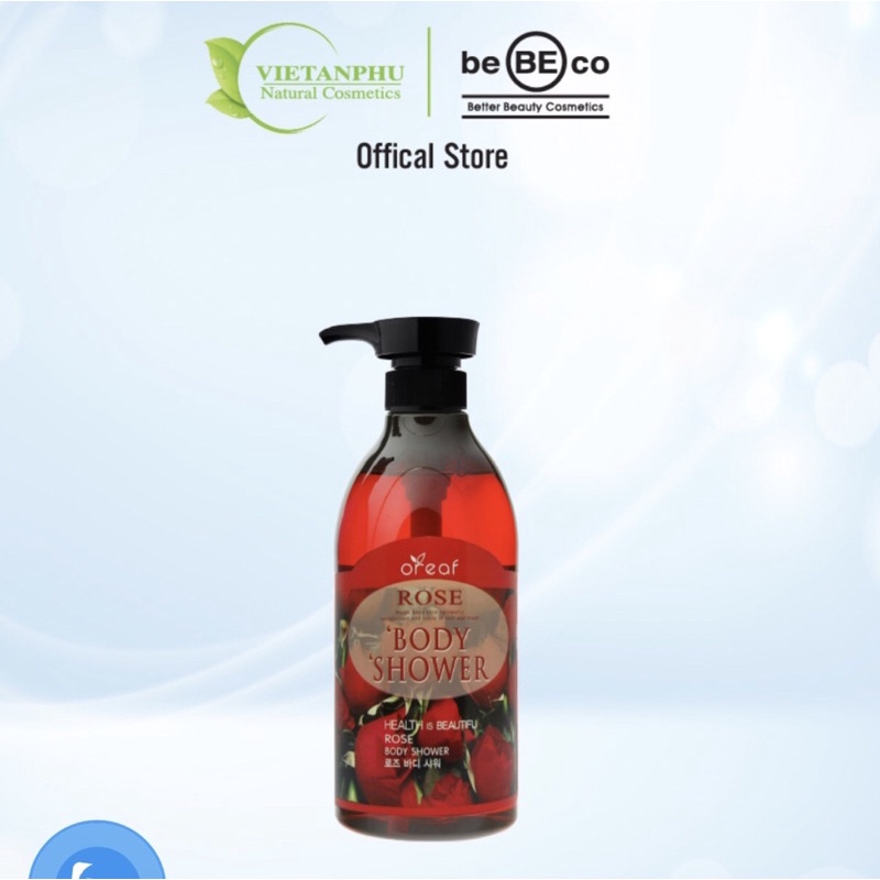 Sữa tắm dưỡng ẩm hương Hoa Hồng BEBECO Rose Body Shower 750ml | BigBuy360 - bigbuy360.vn
