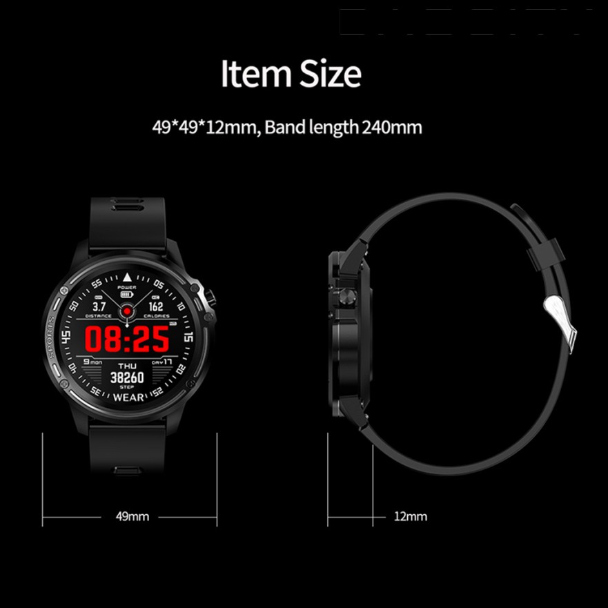 Đồng Hồ Thông Minh Đa Năng L8 Ecg Ppg Ip68 Theo Dõi Nhịp Tim