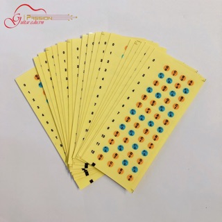 Sticker guitar ukulele dán nốt cần đàn guitar ukulele