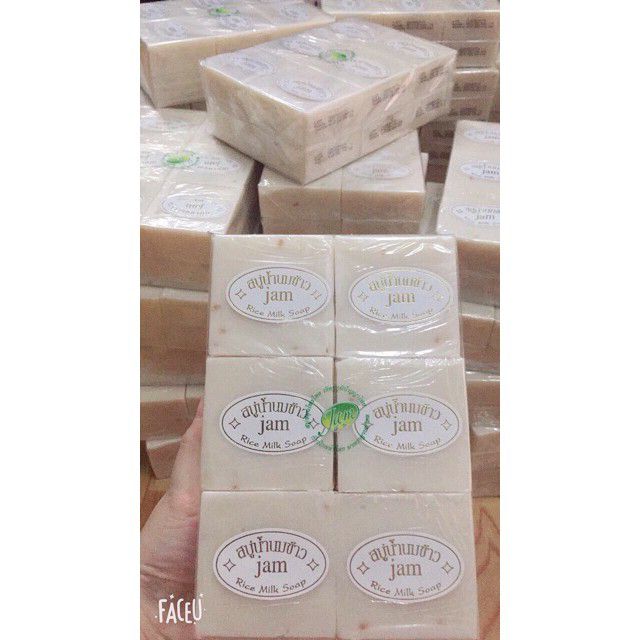 XÀ PHÒNG CÁM GẠO THÁI LAN JAM RICE MILK SOAP  KB A217 | BigBuy360 - bigbuy360.vn