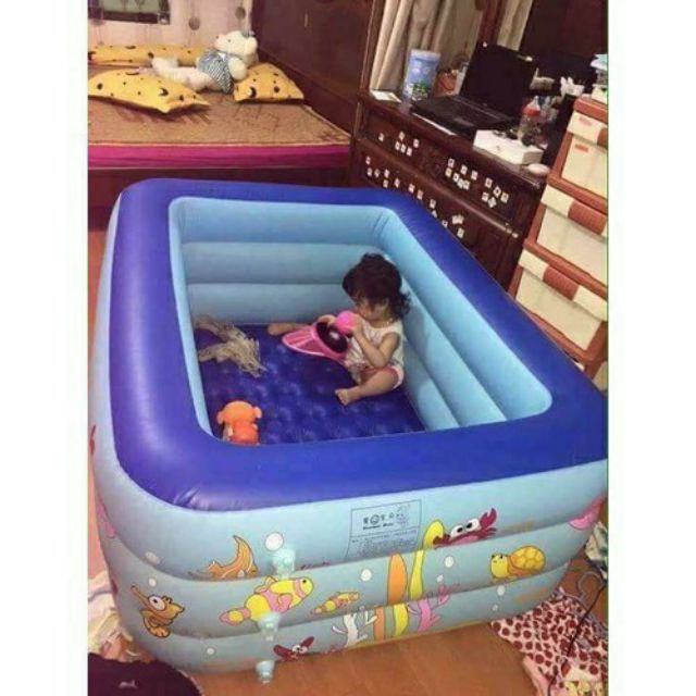 Bể Bơi 3 Tầng Đủ Kích Thước Hàng Loại Đẹp Có Hộp