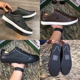 Giày nam da bò lacos xịn sò - in vân laze - bảo hành 24 tháng