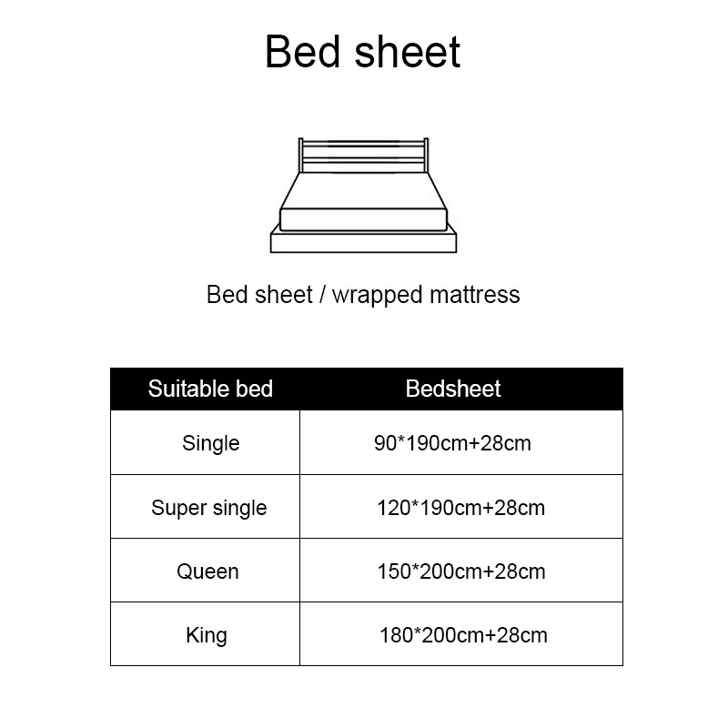 Tấm ga trải giường Abraca Dabra bảo vệ nệm 100% cotton thích hợp cho giường m9*1m9/ 1m2*1m9/ 1m5*2m/ 1m8*2m chiều cao 25cm