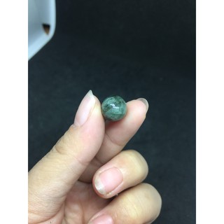Hạt tròn Green Rutilated Quartz - Handmade