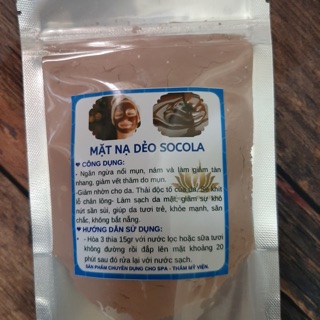 1kg bột mặt nạ Dẻo Socola mịn thơm handmade