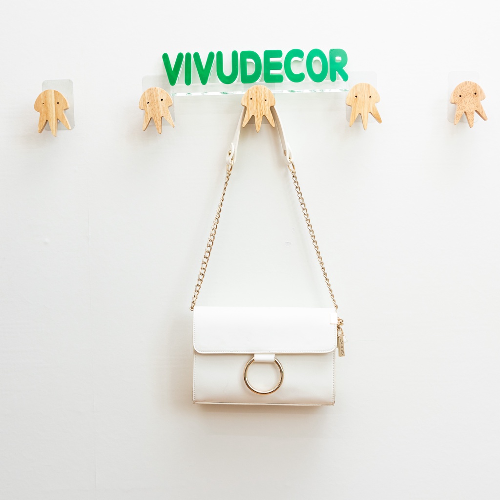 Móc gỗ VIVUDECOR MG09 100% gỗ tự nhiên