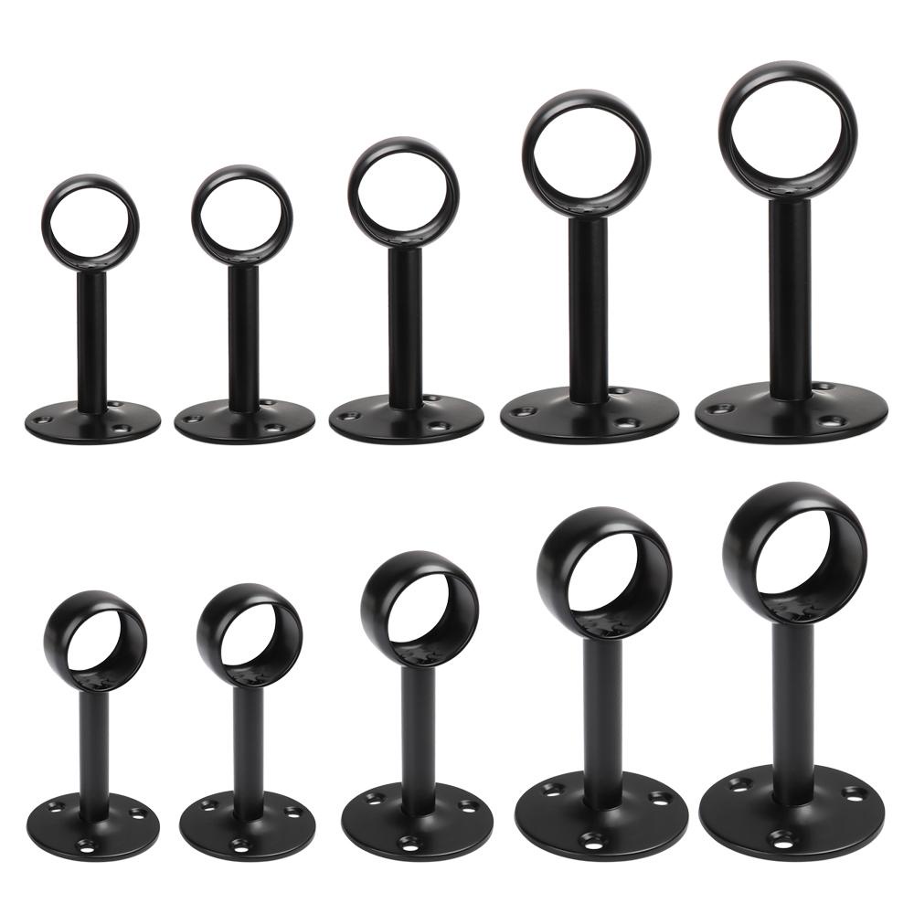 LEISURE Bộ 2 Giá Treo Rèm Cửa Gắn Trần Nhà Tắm / Phòng Ngủ Tiện Dụng
