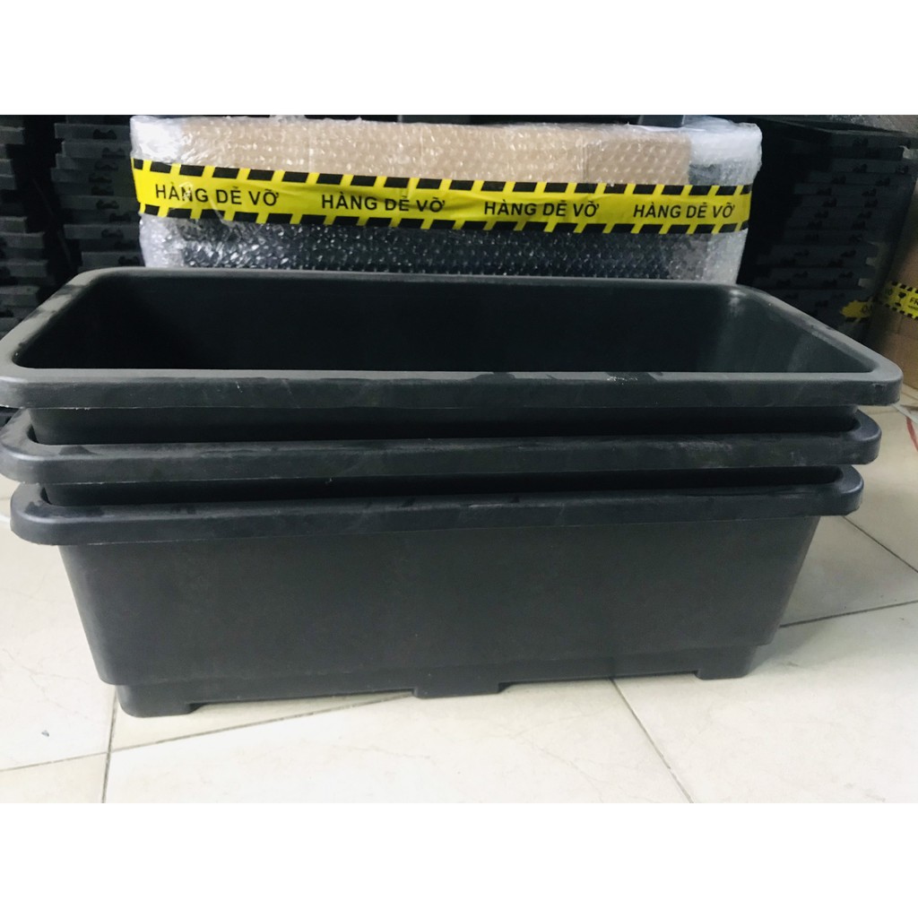 Combo 3 chậu trồng rau thông minh HOLO- màu Đen