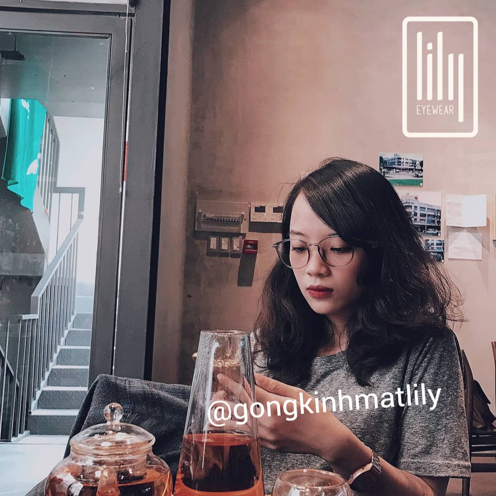 Gọng Kính Cận Nhựa Dẻo Dáng Tròn 215 - Gọng Kính Mắt Lily | BigBuy360 - bigbuy360.vn
