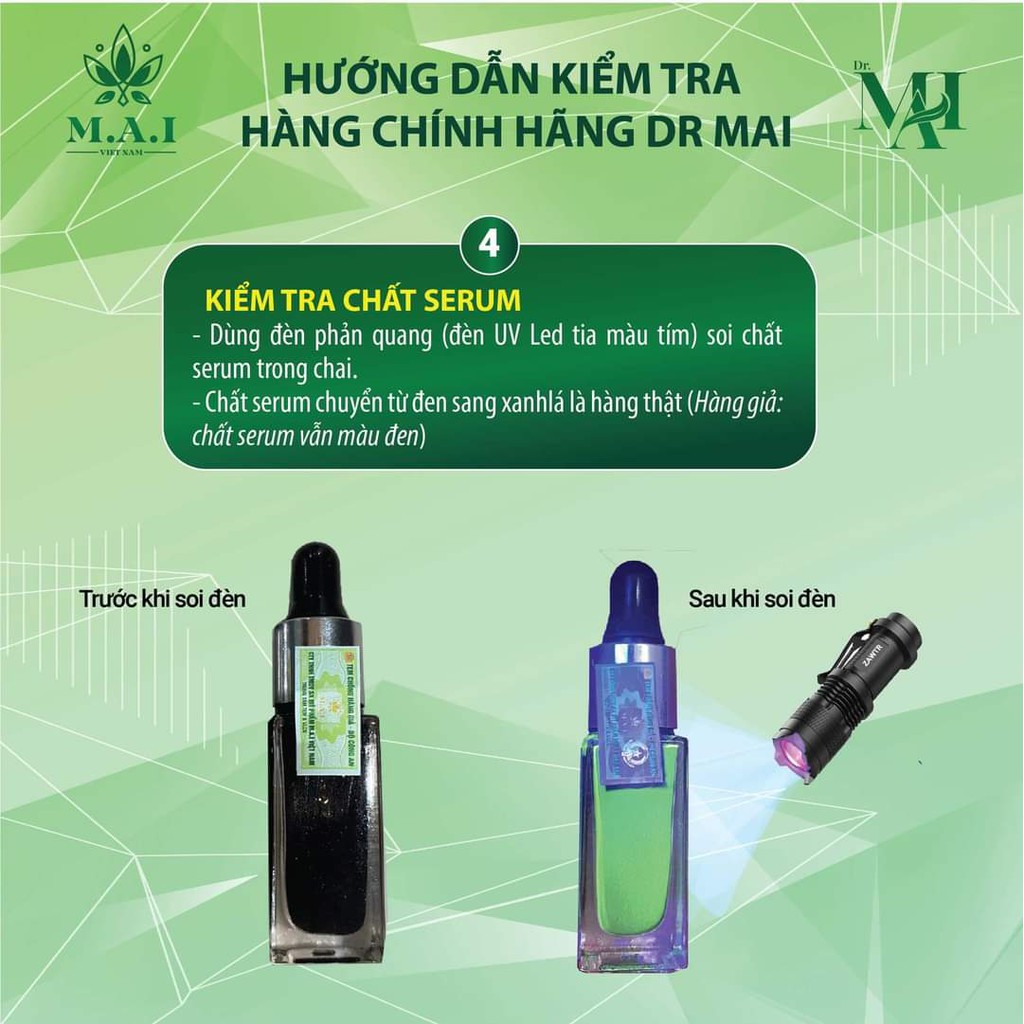 Dr Mai, Serum mụn Dr Mai 5ml, sạch mụn mờ thâm, mờ sẹo rỗ lựa chọn hoàn hảo cho da mụn | BigBuy360 - bigbuy360.vn