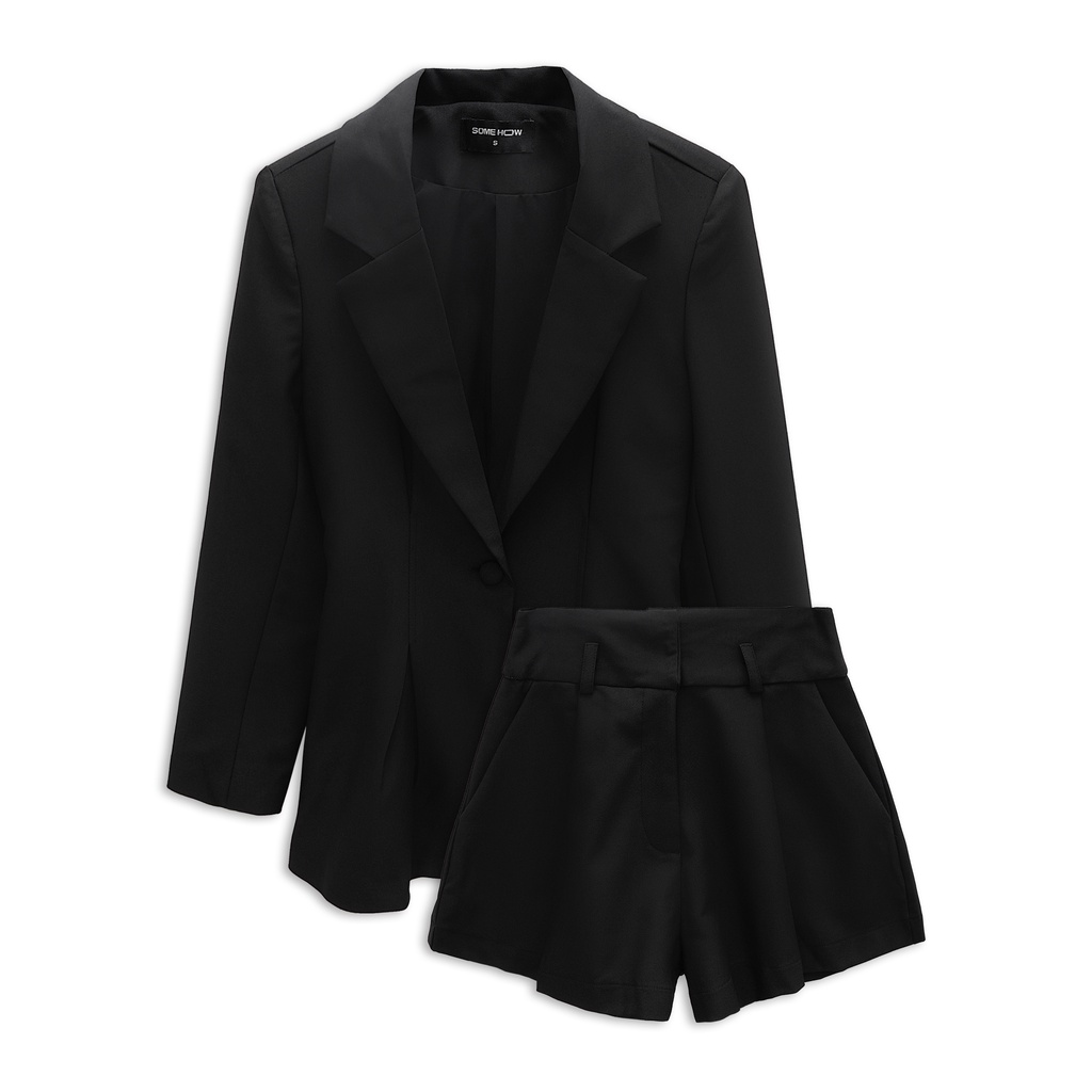 Set Nữ Áo Khoác - Chân Váy , Chất Vải Cotton Lạnh Thoải Mái , WSD000244,SOMEHOW