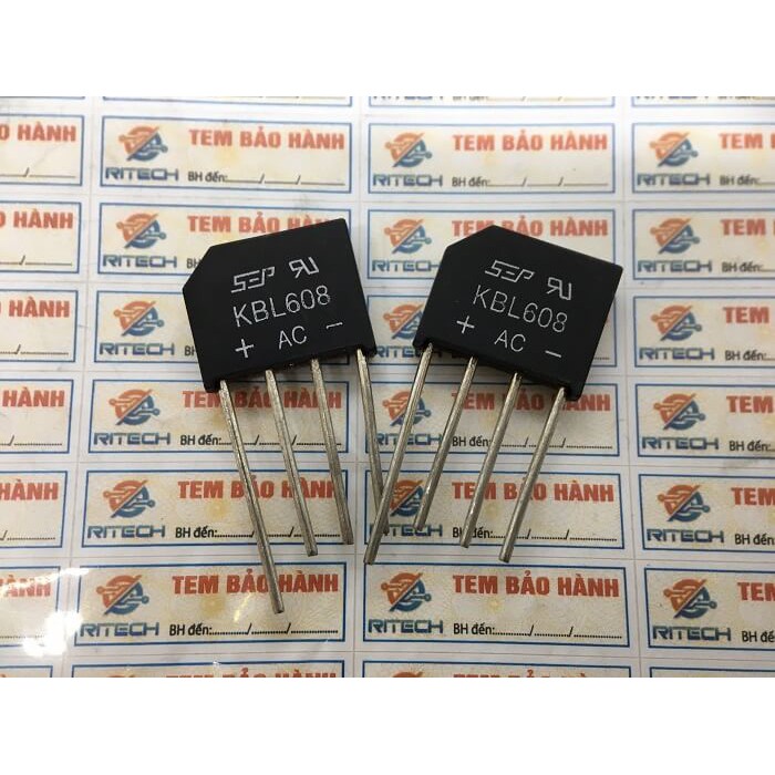 Combo 5 con KBL608 DIODE CẦU 800V/6A
