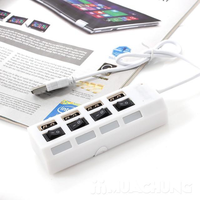 Bộ chia USB 1 ra 4 cổng có công tắc USB 2.0 | BigBuy360 - bigbuy360.vn