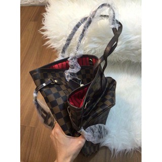 Set túi Neverfull kèm ví chất đẹp