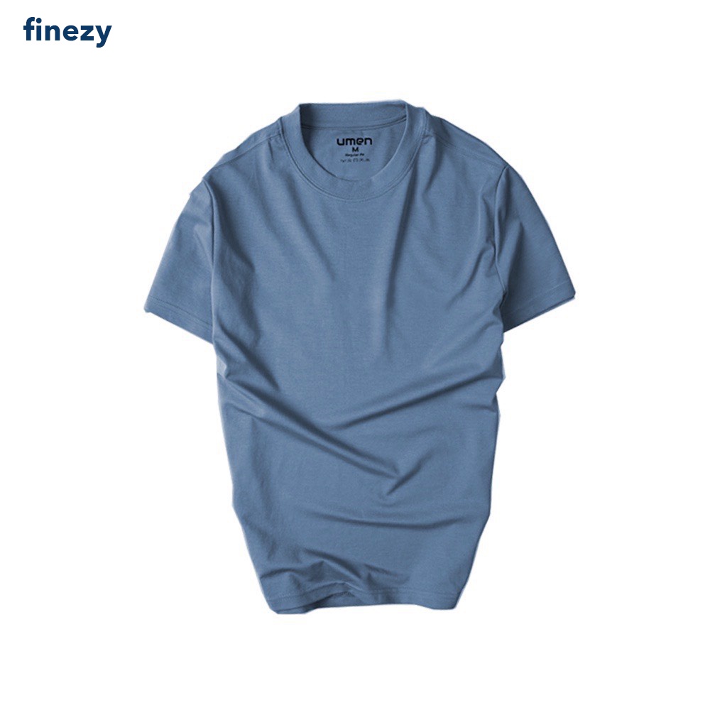 Áo thun nam Finezy cổ tròn tay ngắn vải cotton co giãn, thoáng mát
