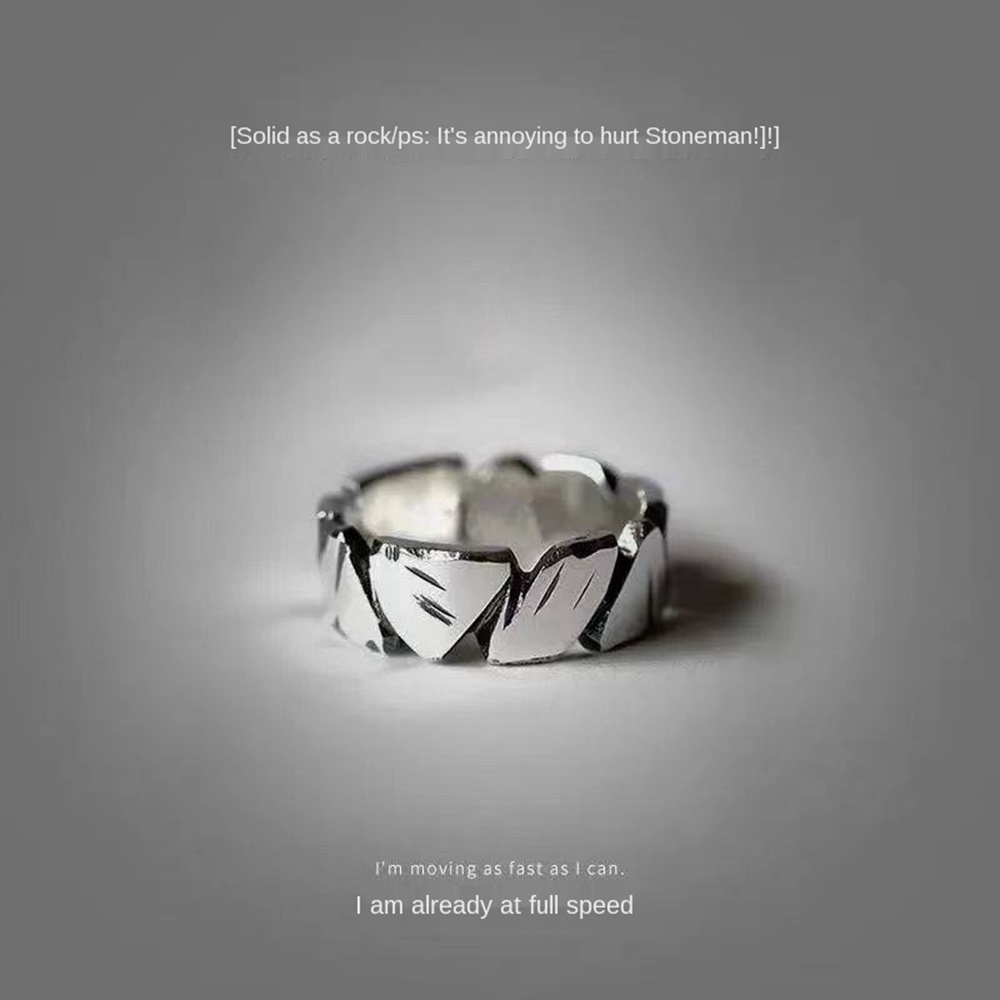 Nhẫn hở hợp kim họa tiết retro thời trang